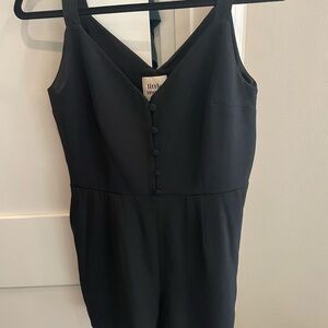 Little Moon (Aritzia) Elegant Black Romper